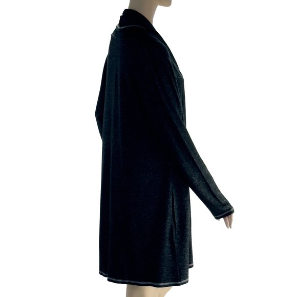 SOFT SURROUNDINGS Women’s Kimono Top Shawl collar Long Sleeve Size L - Picture 4 of 9